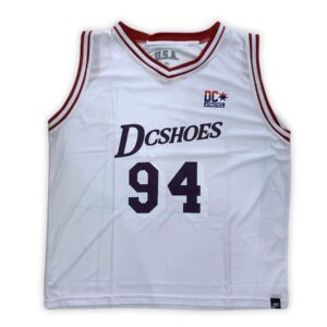 DC Shoes Athletics Jersey #94 – White/Red